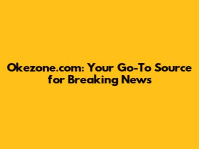 Okezone.com: Your Go-To Source for Breaking News
