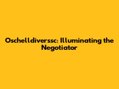 Oschelldiverssc: Illuminating the Negotiator
