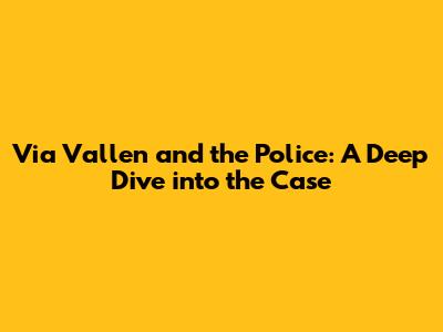 Via Vallen and the Police: A Deep Dive into the Case
